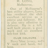H. Long, Melbourne.