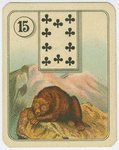 Ten of clubs (Bear on mountain)