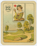 Queen of diamonds (Intersecting paths)