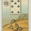 Seven of clubs (Rats eating)