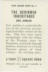 The Schirmer inheritance.