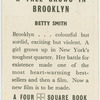 A tree grows in Brooklyn.