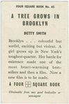A tree grows in Brooklyn.