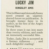 Lucky Jim.