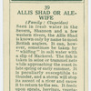 Allis shad or ale-wife (Family: Clupeidae).