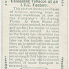 Unloading tobacco at an I.T.C. factory.