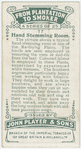 Hand stemming room.
