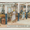Tobacco stemming machines.
