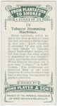 Tobacco stemming machines.