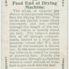 Feed end of drying machine.