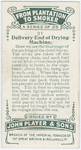Delivery end of drying machine.