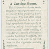 A cutting room.