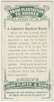 A cigarette machine room.