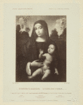 La Vierge avec l'enfant.