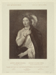 Portrait de jeune femme.