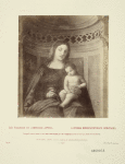 La vierge avec l'enfant.