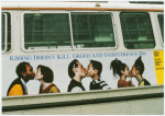 Kissing Doesn't Kill (Color postcard)