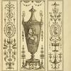 Central design of urn with weeping woman
