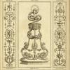 Central design of basin in stand with designs of birds and large snake