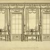 Several designs of windows and moldings
