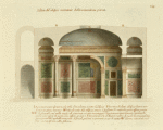 Alzata del'edificio sotterraneo della antecedente pianta.