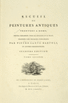 Recueil de peintures antiques trouvées à Rome