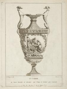 Cahier de vases inventés et dessinés par Forty, et gravés par Laurent. Ier.-[IIème. cahier, planche 1]