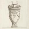 Vase with two handles in shape of swans