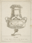 IIeme. cahier de vases inventés et dessinés par Forty, gravés par Laurent. [Title page.]