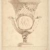 Vase with center scene of two nude women dancing