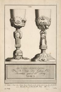 Œuvres d'orfèvrerie à l'usage des églises inventées par J. F. Forty. Livre 1-[3]