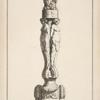Candlestick with two carytids on column