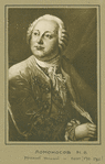 Mikhail Vasilevich Lomonosov, 1711-1765.