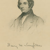 Henry Wadsworth Longfellow, 1807-1882. (Younger days)