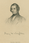 Henry Wadsworth Longfellow, 1807-1882. (Younger days)