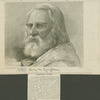 Henry Wadsworth Longfellow, 1807-1882. (in later years)