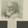Henry Wadsworth Longfellow, 1807-1882. (in later years)