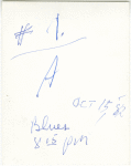 Blues bar demonstration, 1982 Oct 15, 8:15 pm