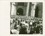 St. Patrick's Cathedral. N.Y. gay pride march, 1981