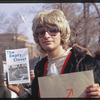 Sylvia Rivera at gay rights demonstration, Albany, New York, 1971