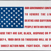American Flag [Our Government Continues to Ignore the Lives, Deaths and Suffering of People with HIV Infection . . . ]