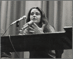 Kate Millett admits to being "bisexual" at Columbia University panel discussion, 1970