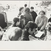 Meeting of gay activists during Weinstein Hall, New York University occupation