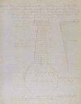 Elevation of angular face of octagonal capital