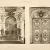 Chapelle - maitre-autel; chapelle - rez-de-chaussée - principale porte d'entée.