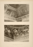 1 - Salon de Mars - angle des plafonds; 2 - salon d'Apollon - angle des plafonds.