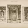 Niche du milieu; dètails de la galerie des glaces; pendentif en bronze.