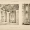 1 - Ensemble de la chambre de la reine. 2 - panneau d'angle de la chambre de la reine.