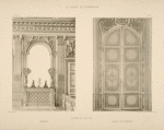 Chambre de Louix [sic]  XIV. Cheminée. Volets de fenêtres.
