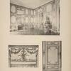 Salle à manger des appartements particuliers; ensemble et détails.